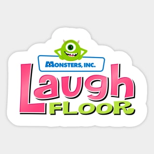 laugh floor Sticker